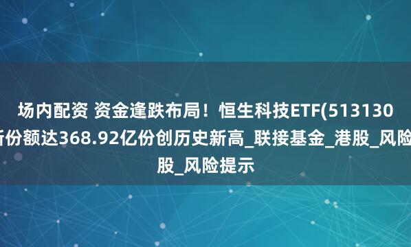 场内配资 资金逢跌布局！恒生科技ETF(513130)最新份额达368.92亿份创历史新高_联接基金_港股_风险提示